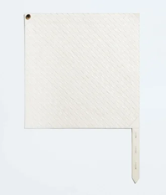 Pañuelo de cuero Intrecciato