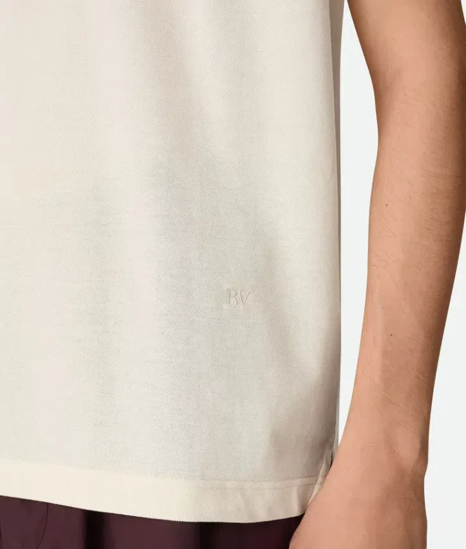 Polo de jersey de algodón fino