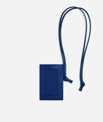 Portacredenciales Intrecciato con estampado