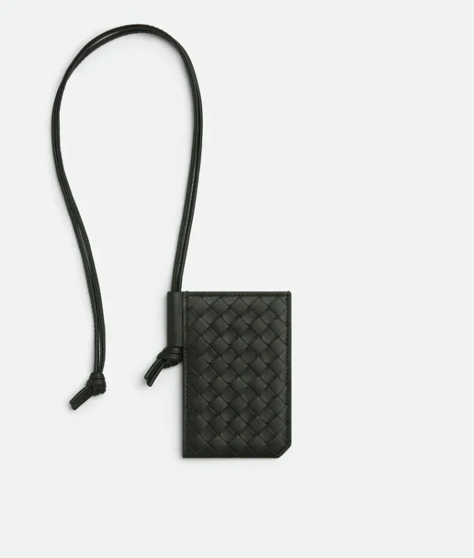 Portacredenciales Intrecciato Piccolo