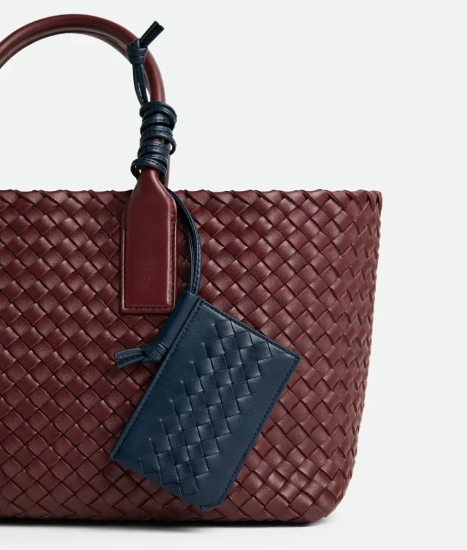 Portacredenciales Intrecciato Piccolo