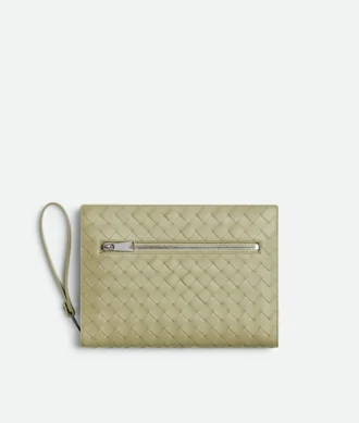 Portadocumentos pequeño Intrecciato con pulsera
