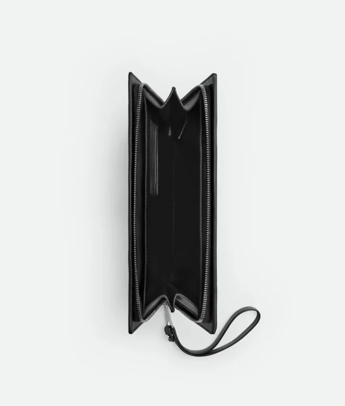 Portadocumentos pequeño Intrecciato con pulsera