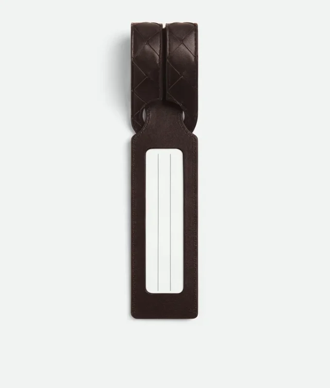 Portaetiquetas largo Intrecciato