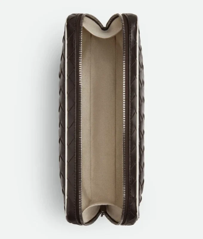 Pouch grande con cremallera Intrecciato