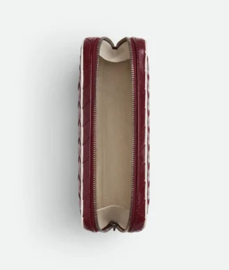 Pouch mediana con cremallera Intrecciato