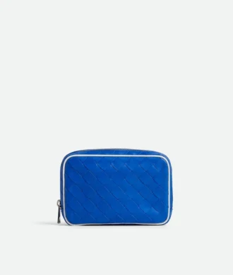 Small Zipped Pouch Intrecciato