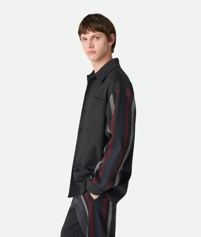 Sobrecamiseta de lana y cachemira