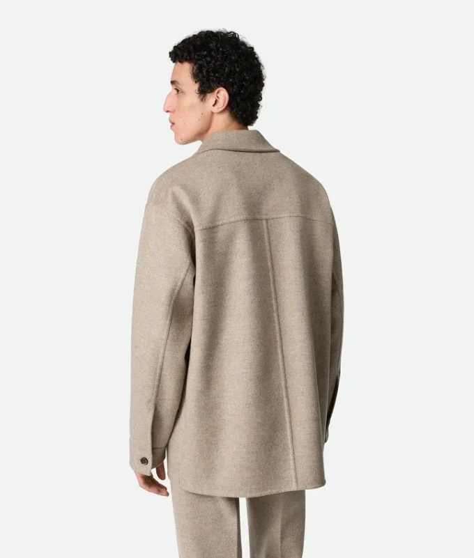 Sobrecamiseta de lana y cachemira