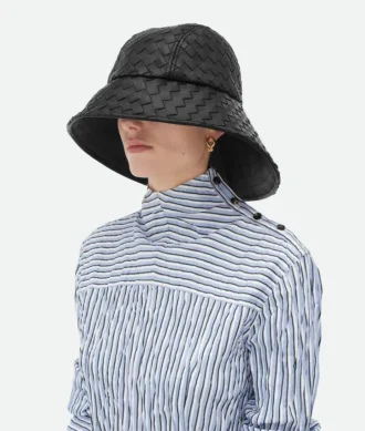 Sombrero de piel Intrecciato