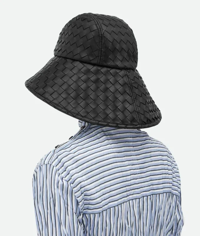 Sombrero de piel Intrecciato