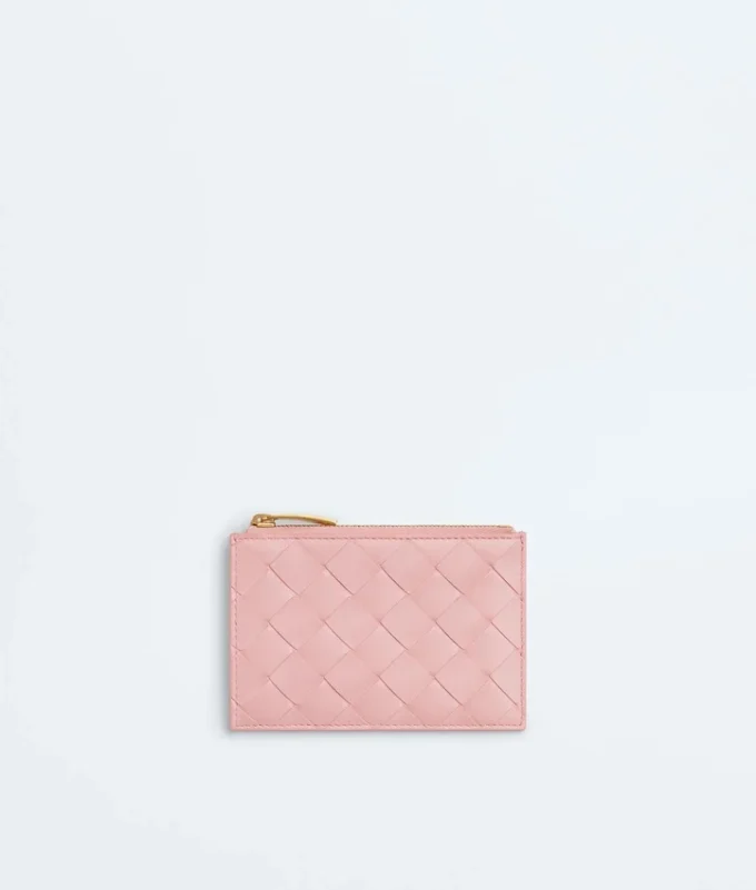 Tarjetero con cremallera Intrecciato