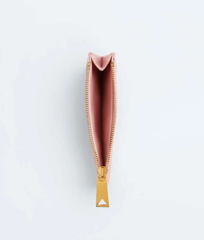 Tarjetero con cremallera Intrecciato