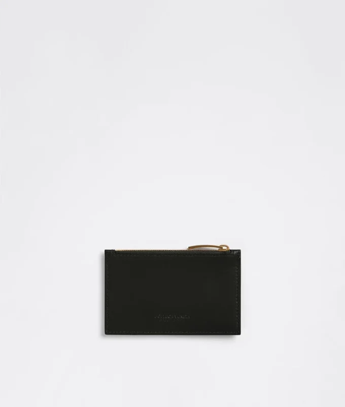 Tarjetero con cremallera Intrecciato