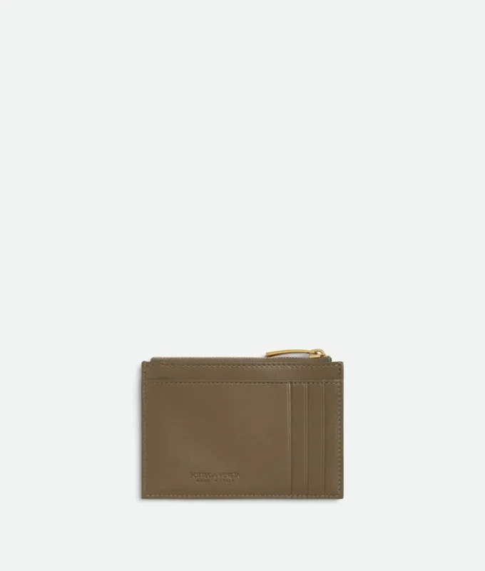 Tarjetero con cremallera Intrecciato