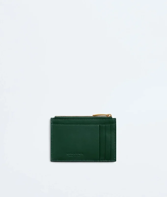 Tarjetero con cremallera tipo Cassette