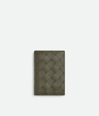 Tarjetero con solapa Intrecciata