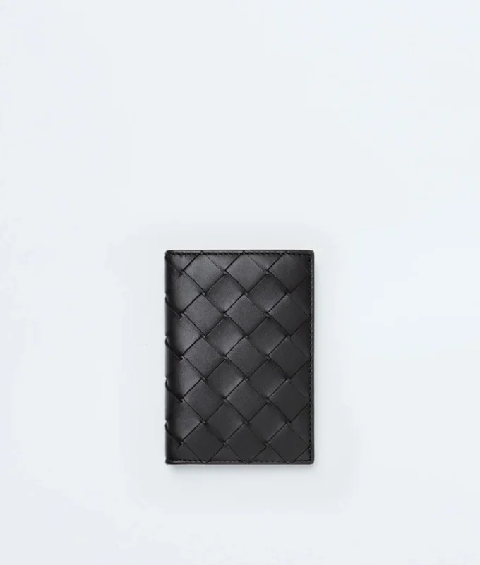 Tarjetero con solapa Intrecciata