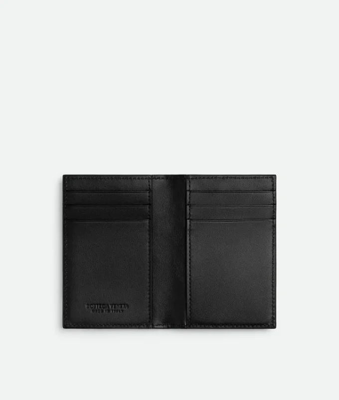 Tarjetero con solapa Intrecciata