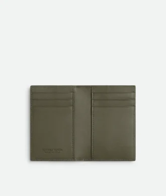 Tarjetero con solapa Intrecciata