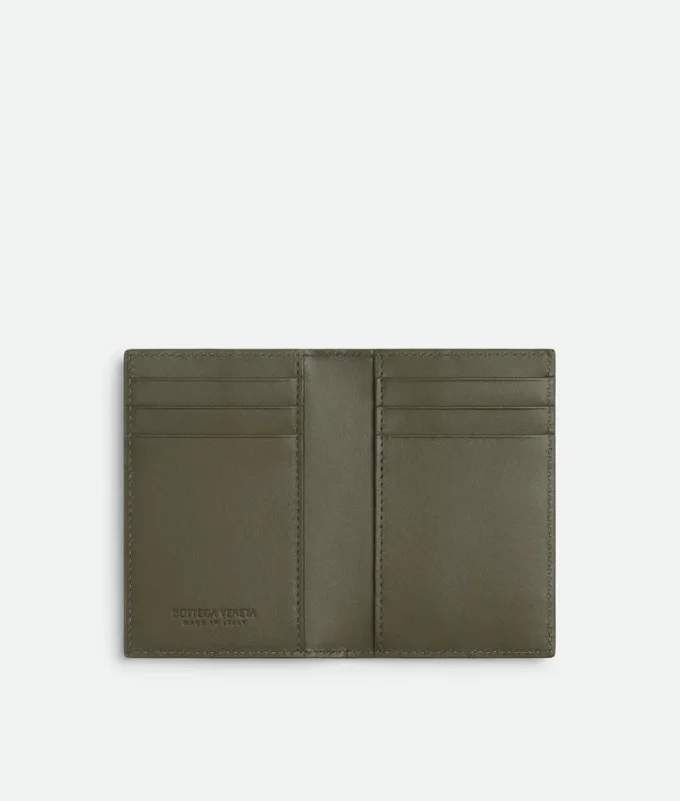 Tarjetero con solapa Intrecciata