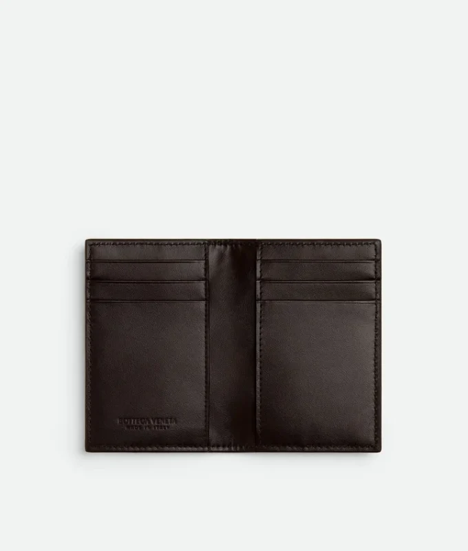 Tarjetero con solapa Intrecciata