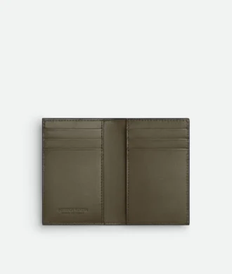 Tarjetero con solapa Intrecciata