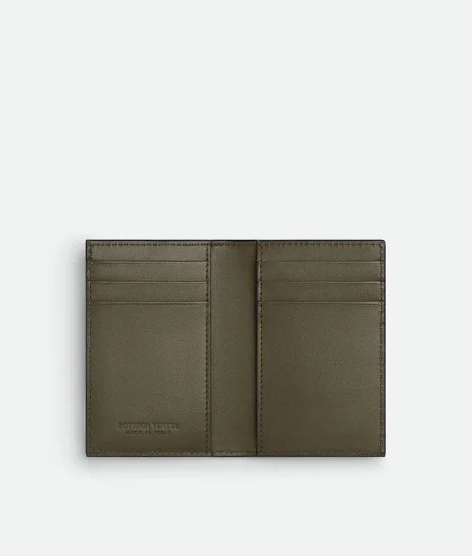 Tarjetero con solapa Intrecciata