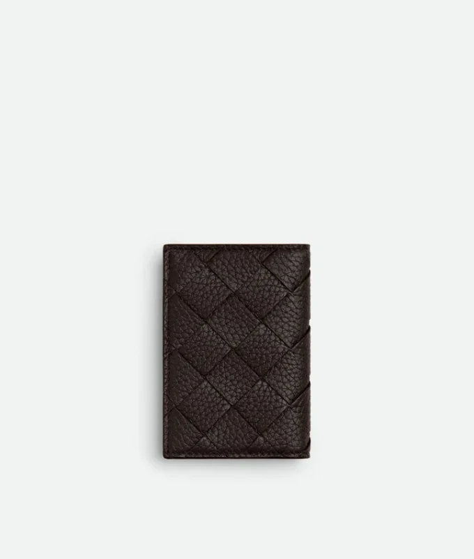 Tarjetero con solapa Intrecciata