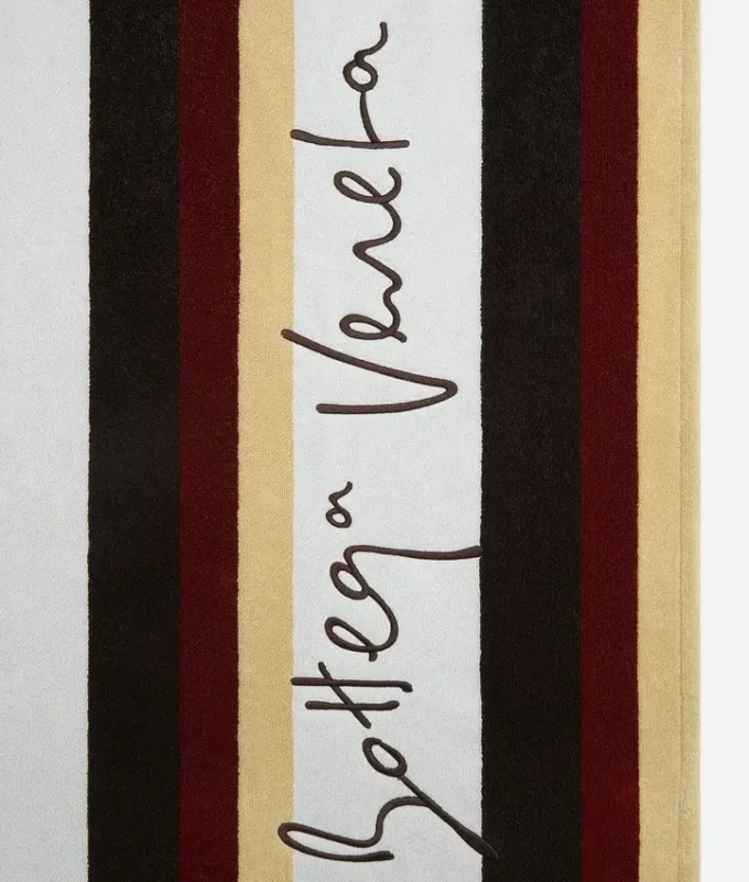 Toalla de playa de jacquard a rayas