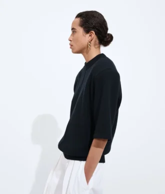 Top entallado de lana