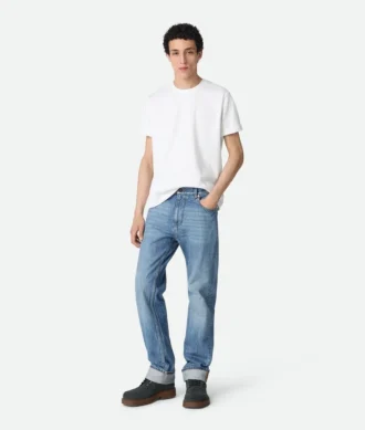 Vaqueros rectos vintage de color índigo