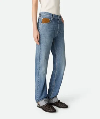 Vaqueros rectos vintage de color índigo