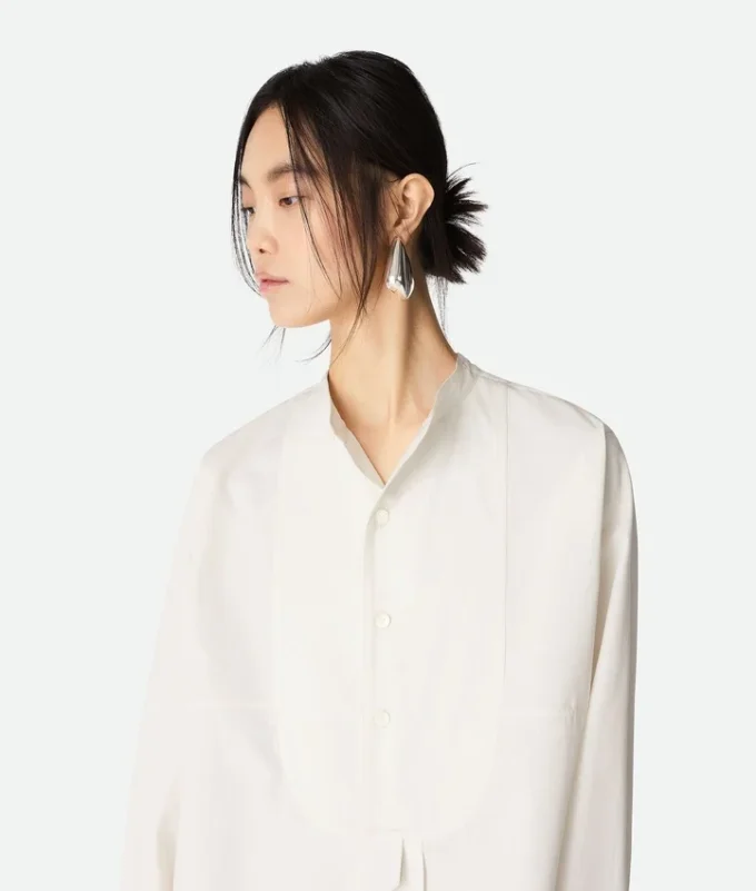 Vestido compacto de algodón