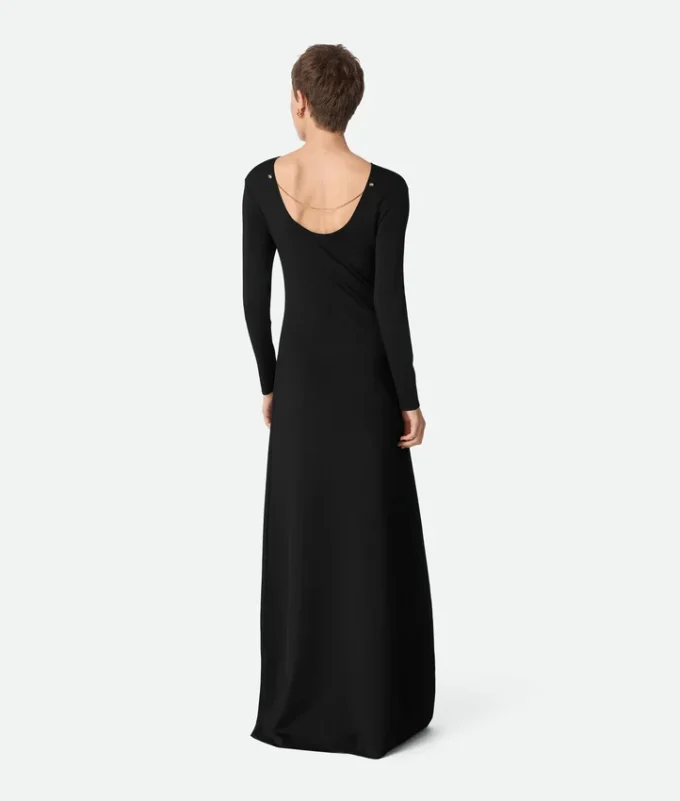 Vestido compacto de viscosa