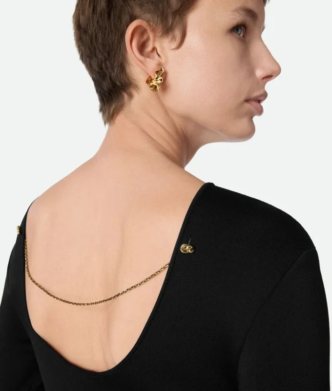 Vestido compacto de viscosa