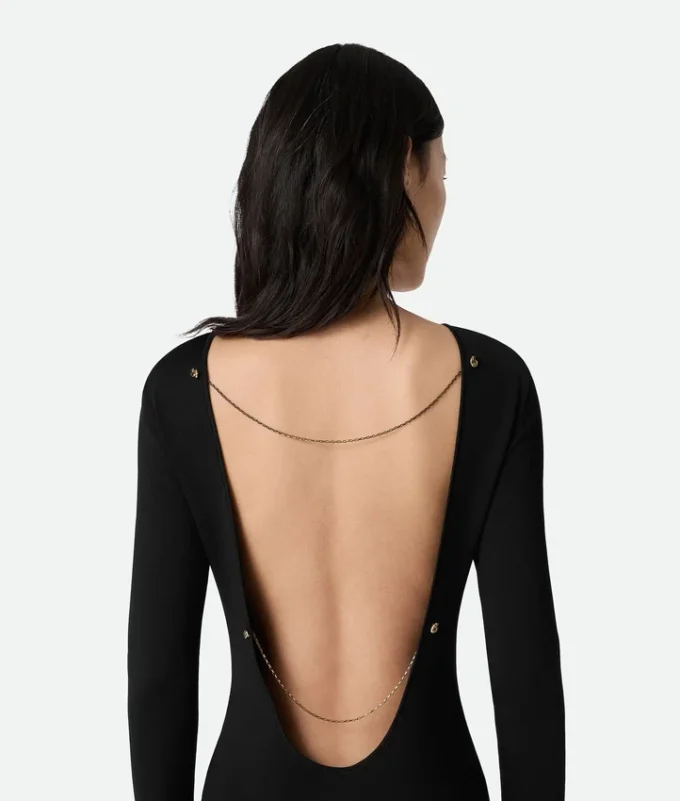 Vestido compacto de viscosa