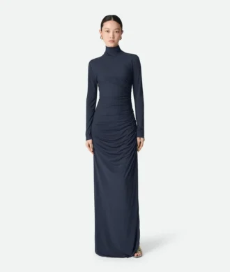 Vestido de jersey de viscosa crepé