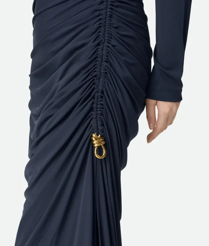 Vestido de jersey de viscosa crepé